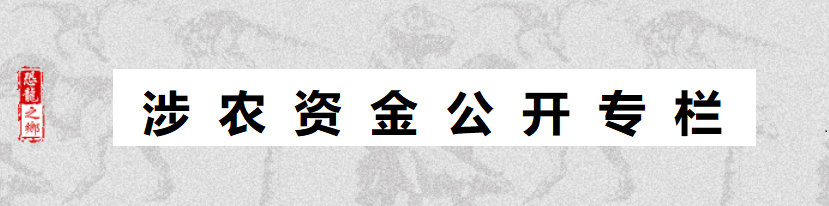 涉農資金專欄